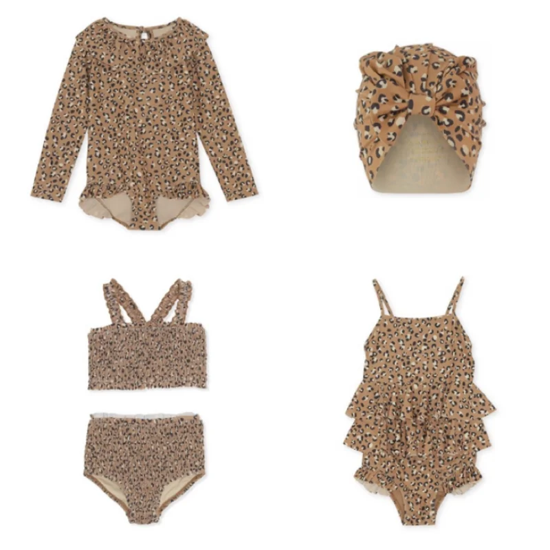 

Girls Swimwear 2022 Summer Beach Children's Swimsuit Quick Dry Split Girls Swimwear Children's Swimming Cap Children's Clothing