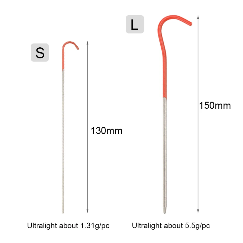 Сверхлегкий титановый сплав колышки для палаток 130 мм/150 мм походная палатка для кемпинга и туризма гвозди колыбели якоря аксессуары для кемпинга Новинка 2022