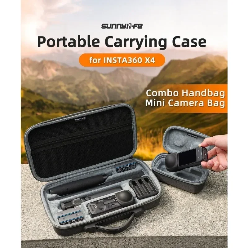 Чехол для хранения Insta360 X4 портативный чехол комбинированная сумка палка селфи