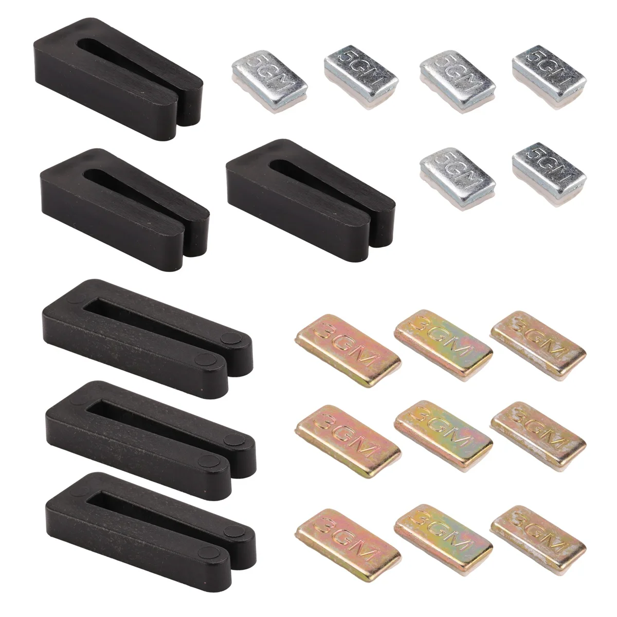 6 комплектов комплекта для балансировки лопастей потолочного вентилятора.