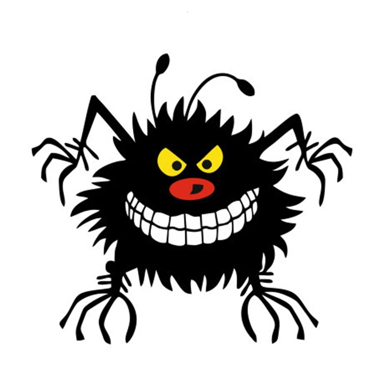 

Babayka Demon with Yellow Eye Car Sticker Waterproof Accessories Vinyl Decal on Bumper Rear Window Laptop