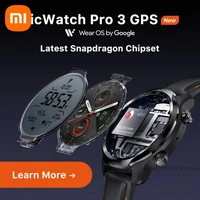 smartwatch mens sports watch dual layer display snapdragon wear 4100 8gb rom 345 days battery life