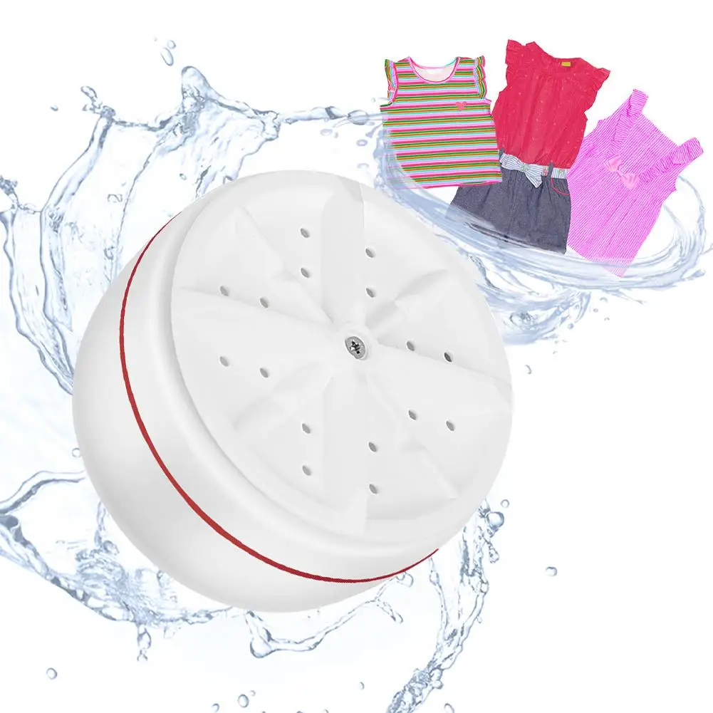 

Mini Washing Machine Ultrasonic Laundry Machine Washer For Cleaning Sock Underwear Small Rags Lightweight Clothes