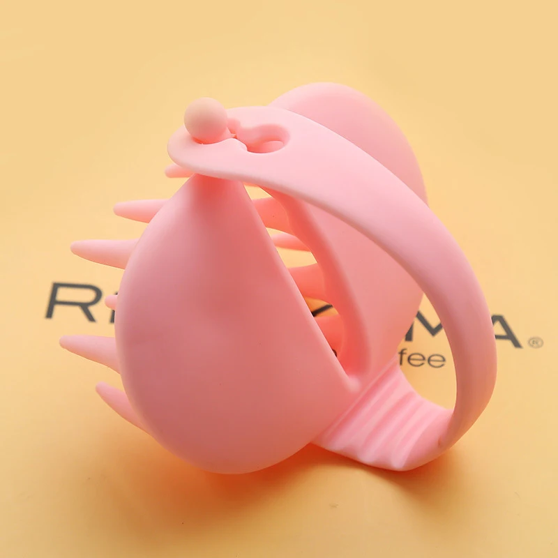 Силиконовый шампунь артефакт не повреждает кожу головы расческа для шампуня