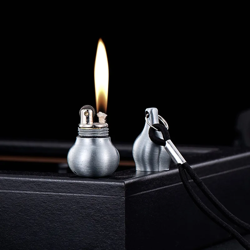 

Mini Pendant Gourd Kerosene Lighter Personality Small Gift Metal Lighter Smoking Accessories for Weed Encendedores Creativos
