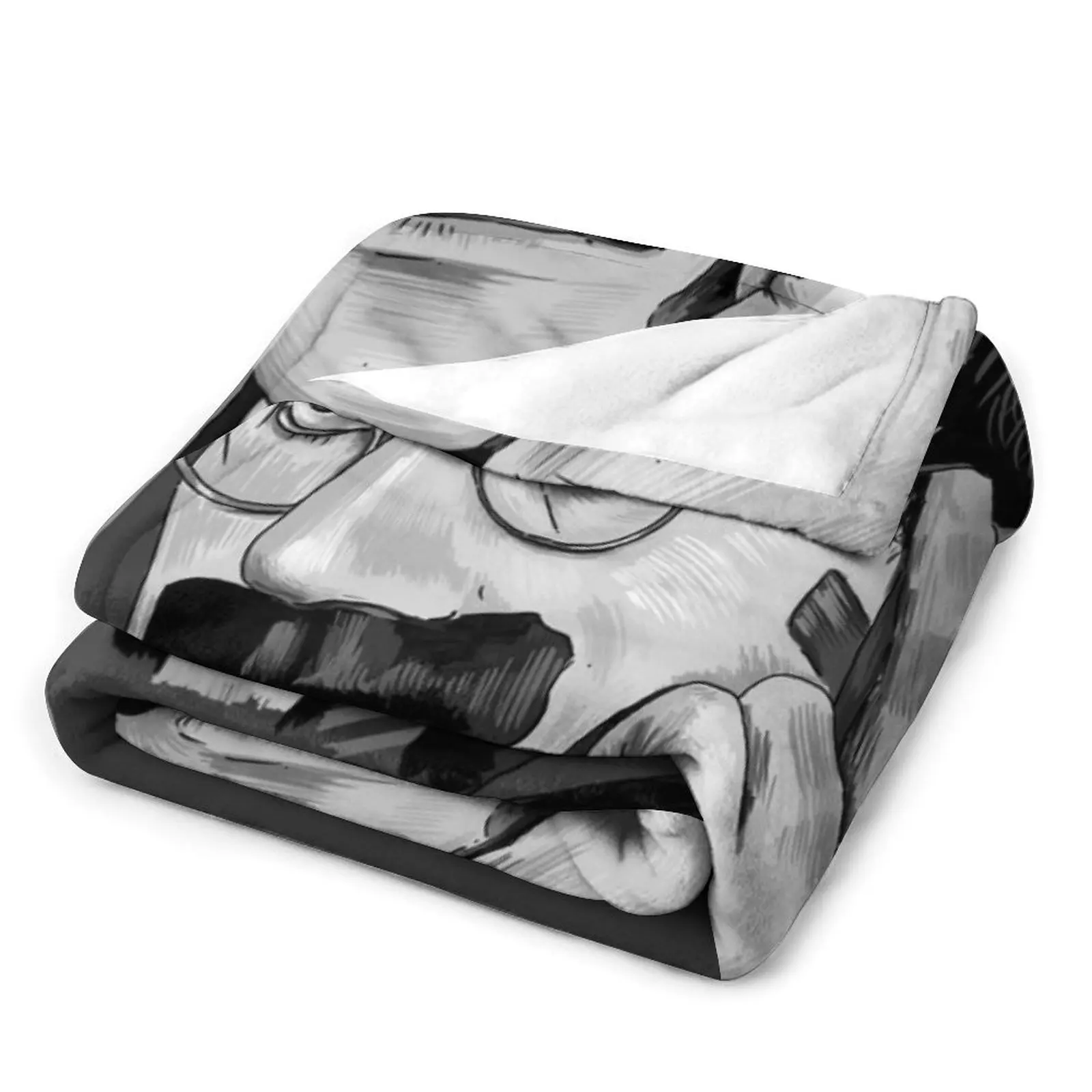 Роскошные пушистые мягкие одеяла для сна Groucho Marx иллюстрация портрета масла