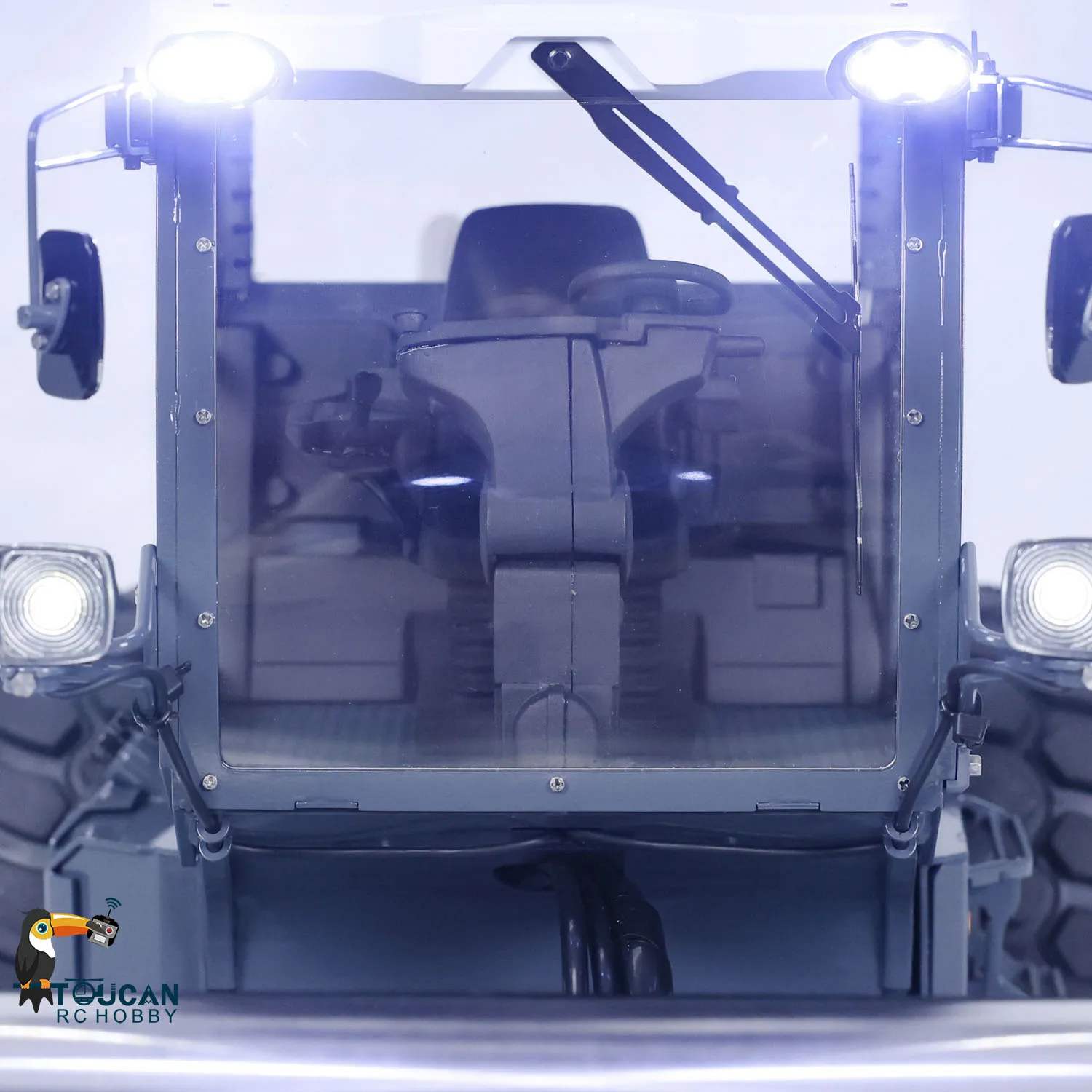 1/14 LESU Aoue-H13i металлический гидравлический RC дорожный ролик электроинженерный