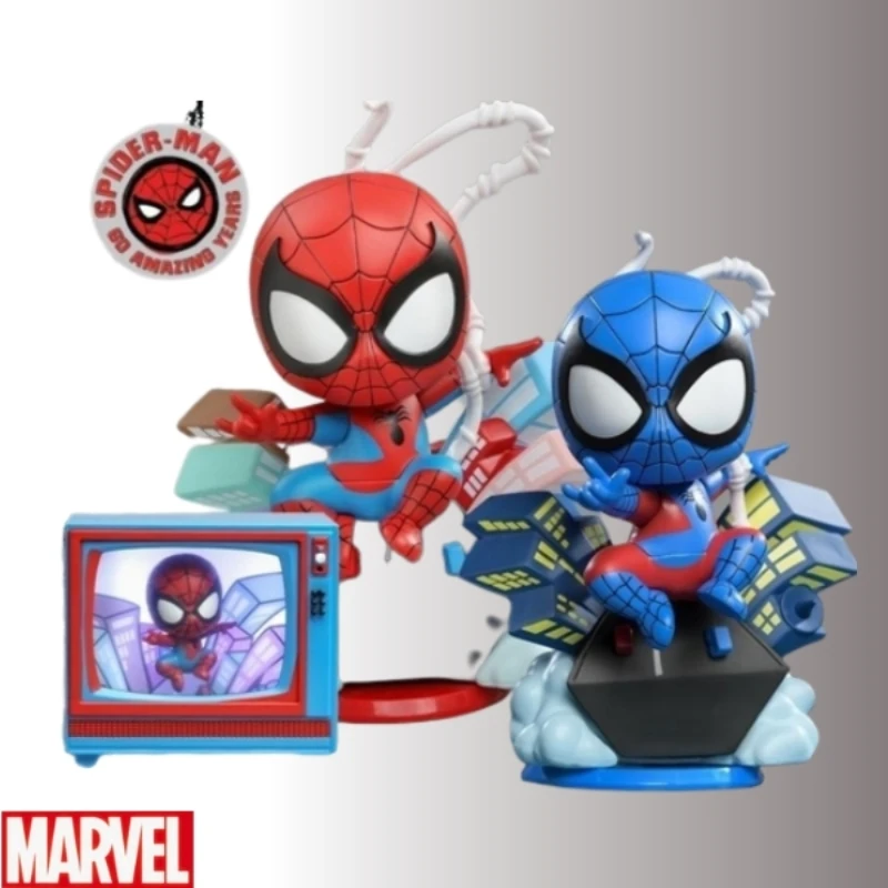 

Hot Toys Marvel Comics Cosbaby Spider Man Television Spider Man No Way Home Movie Character Model Collection Artwork Q Version