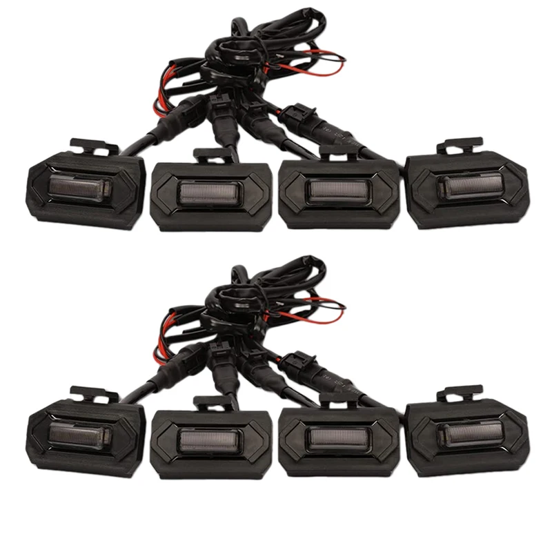 

4PCS LED Front Grill Lights for Toyota Tacoma Raptor TRD Off Road Sport 2020 2021 External Grill Lamp