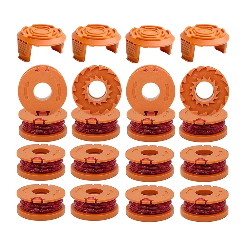 

WA0010 String Trimmer Spool Line 0.065 Inch 10Ft For Worx WA0010 WA0004 WG151 WG154 With WA6531 GT Spool Cover