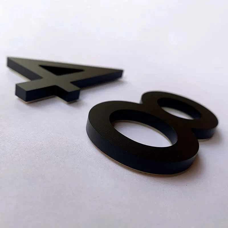 Персонализированный лазерный резной акриловый 3D строительный арт с цифрами для