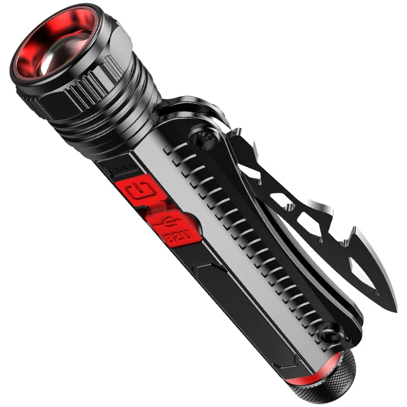 

Outdoor new P90 field survival light zoom emergency led Camping light flashlight Fire outdoor portable light