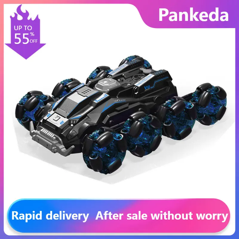 

Stunt Drift Car 2.4G RC Car Toy 8 Wheels Spray Twisting Remote Controlled Cars RC Toys for Children Adults Remote Controlled Car