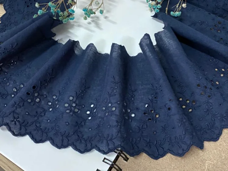 Бесплатная доставка темно-синий Национальный тренд 100% хлопчатобумажная