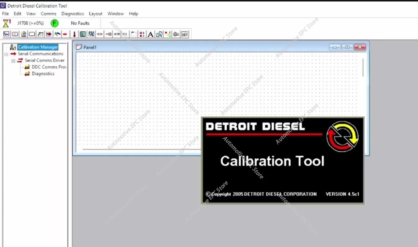 Фото Калибровочный инструмент (DDCT) для Detroit Diesel V4.5 (английская версия), калибровки, метаданные, Crack, инструкция №2