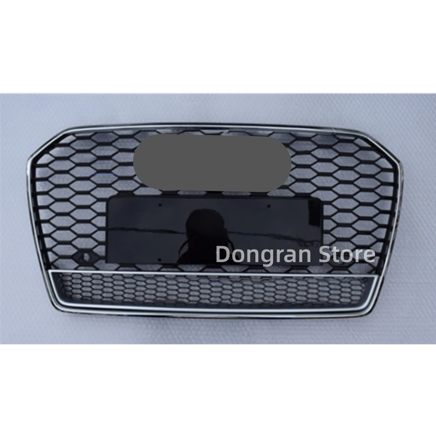 

Передняя Спортивная Шестигранная сетчатая решетка для RS6, Черная решетка для Audi A6/S6 C7 2016 2017 2018 автозапчасти