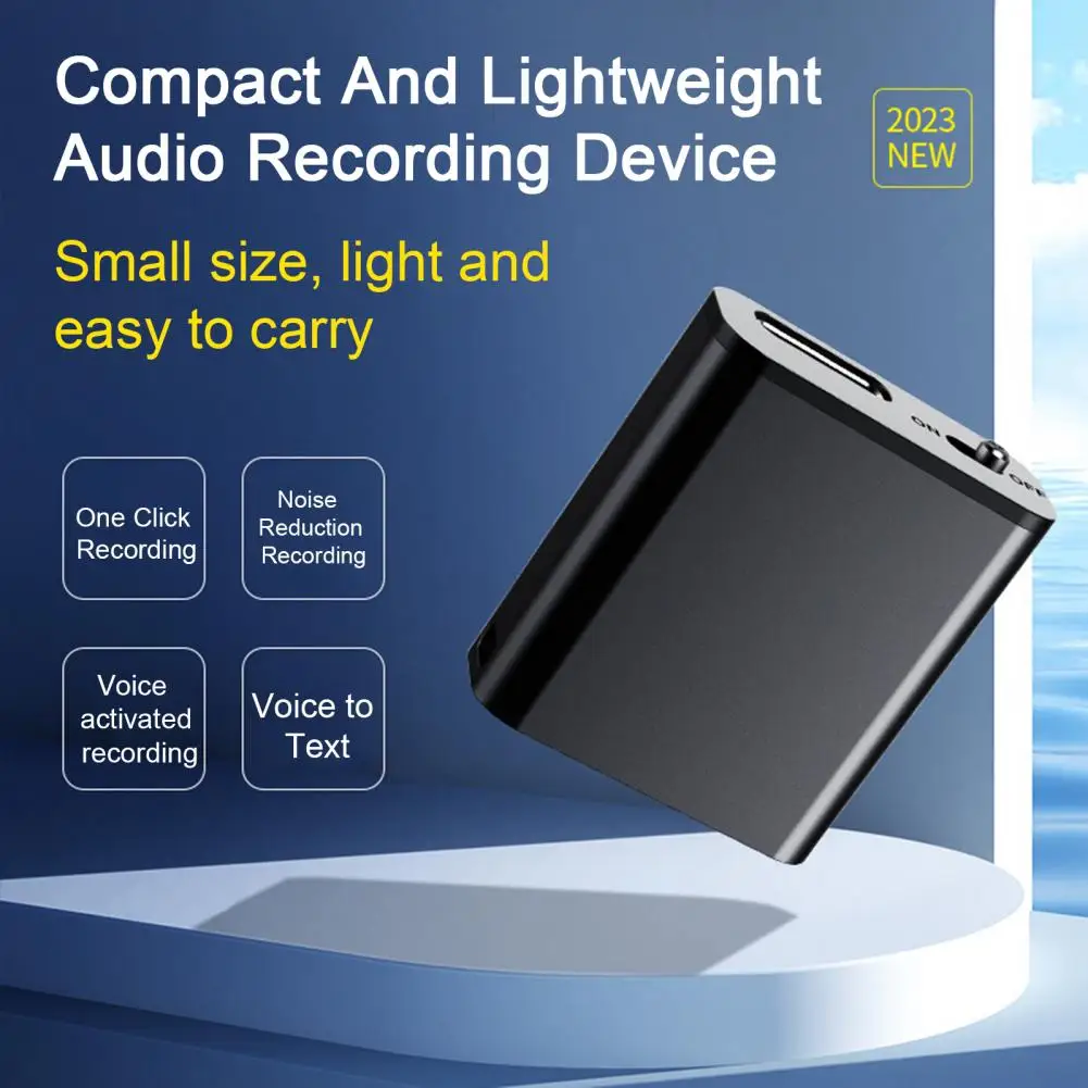 32GB Multifunctional Recorder HD-compatible Noise Reduction One Touch Recording For Classes Training Meetings Recording