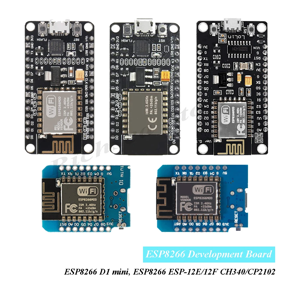 ESP8266 D1 Mini ESP8266 беспроводной модуль CH340/CP2102, макетная плата NodeMcu на основе ESP8266 Φ с антенной Pcb