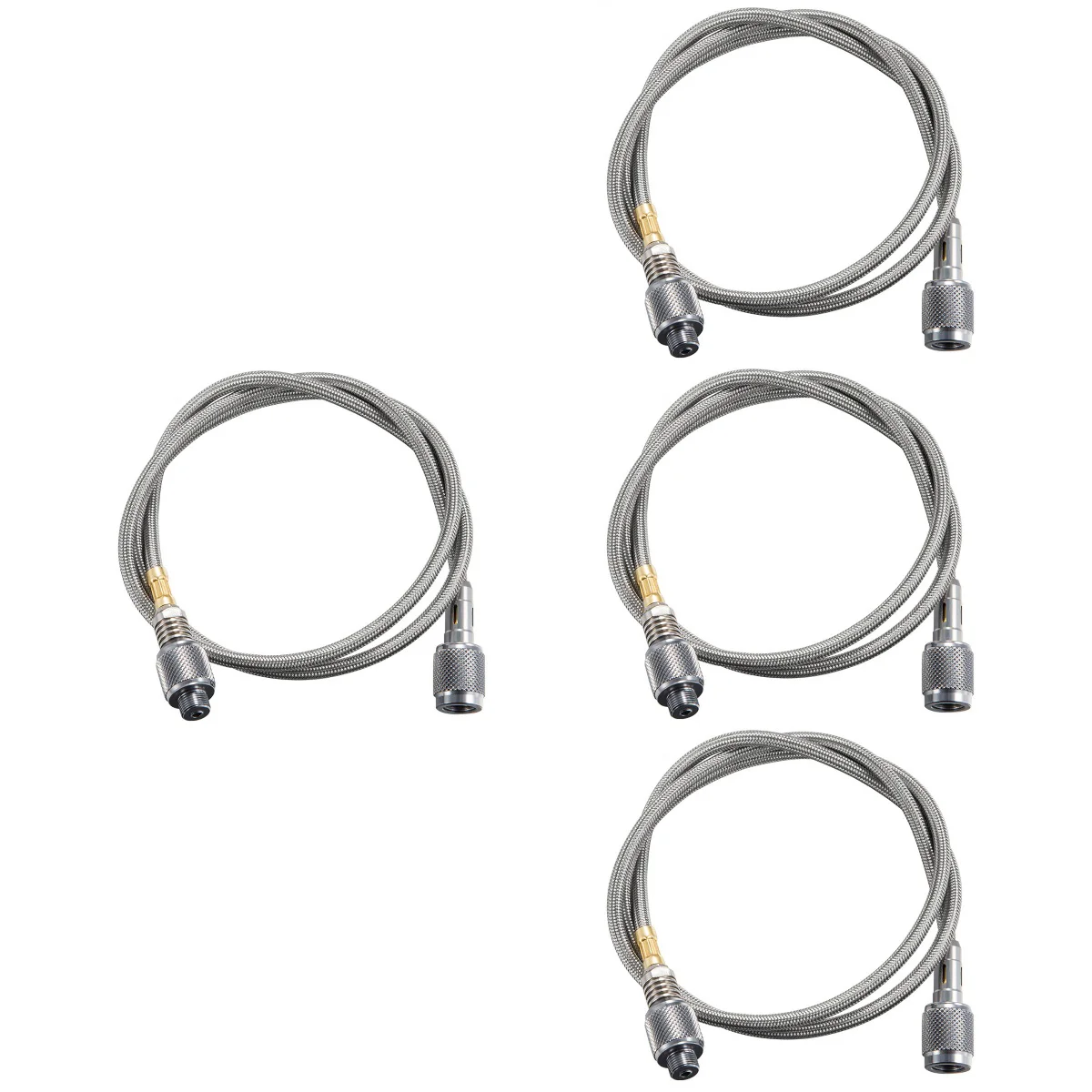 

4 пропановый шланг-удлинитель для гриля уличный Плетеный пропановый соединитель для пикника быстрое соединение газового гриля