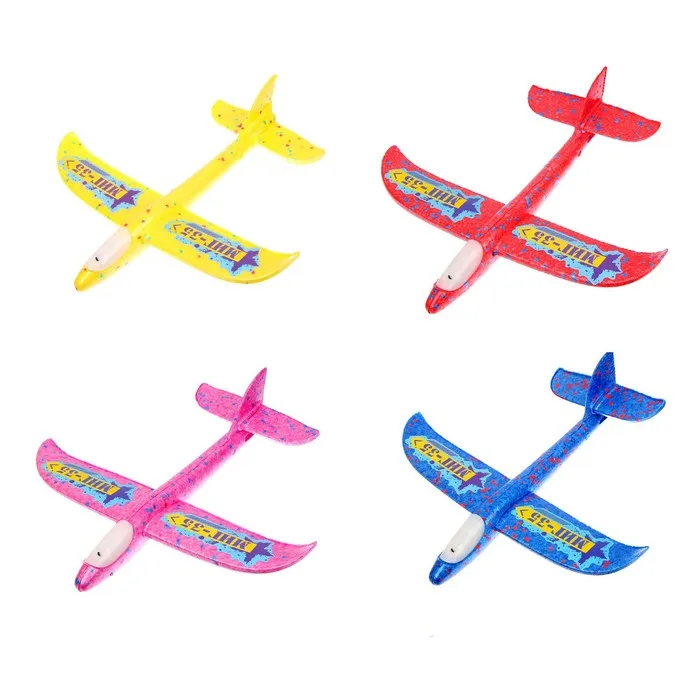 Самолет Миг-35 35 х 37см цвета МИКС диодный Funny toys