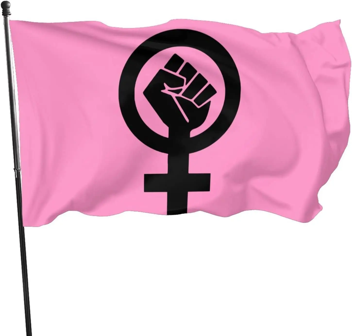 

Women's Rights Are Human Rights Protest Flag Female Symbol Garden Yard Flags Outdoor Indoor Party Home Decorations Women Gifts