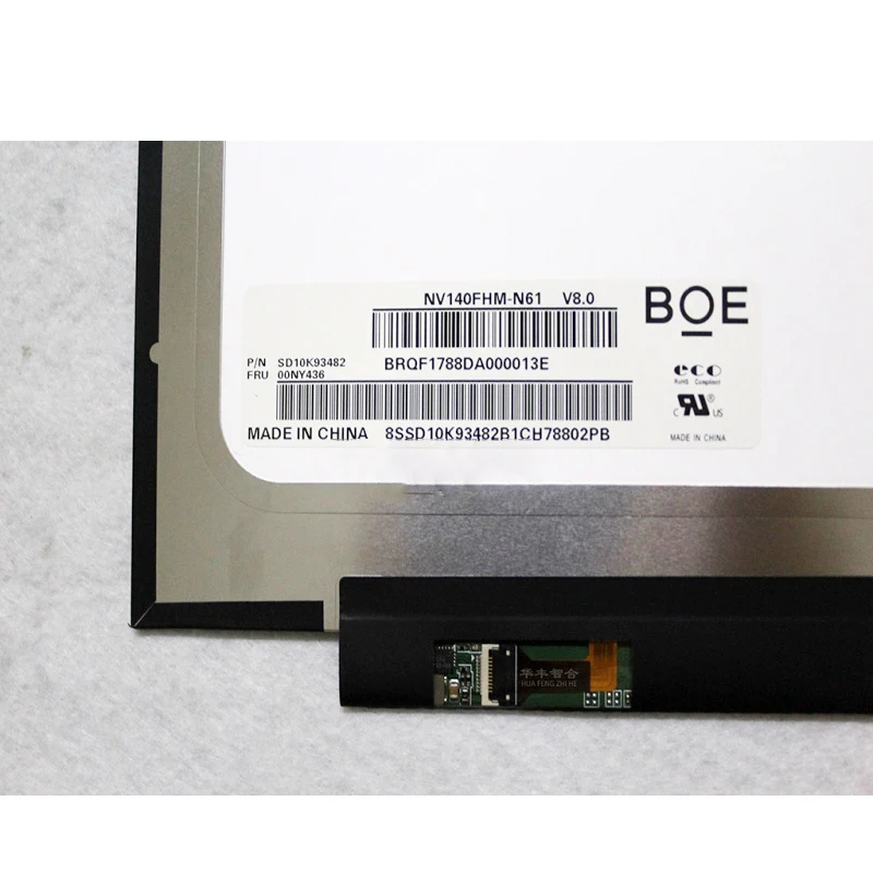 N140HCG GQ2 NV140FHM-N61 B140HAN03.7 NV140FHM-N62 1920*1080 FHD EDP 30 PINS 72% NTSC IPS Laptop Lcd Screen Display - купить по