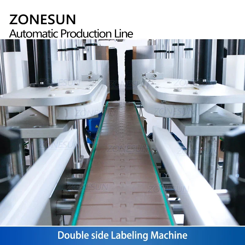 ZONESUN изготовленная на заказ этикетировочная машина для наполнения и укупорки