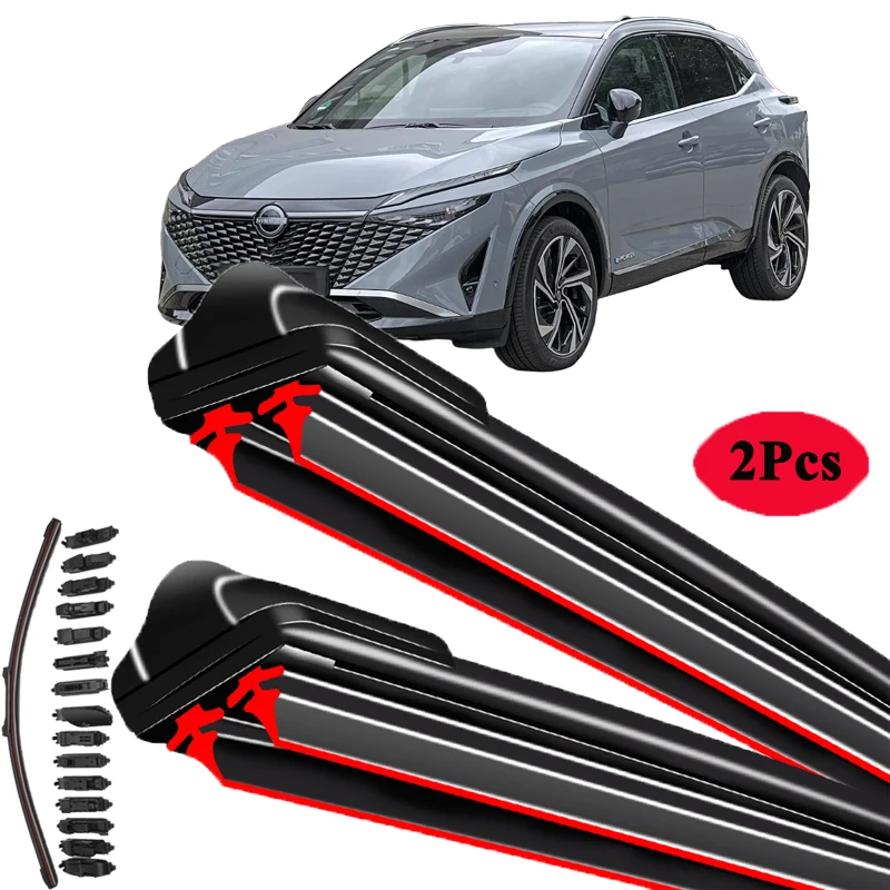 

Для Nissan Qashqai SUV J10 J11 J12 2006 2010 2013 2015 2018 2019 2020 2021 2022 двойные резиновые щетки стеклоочистителя автомобиля зима
