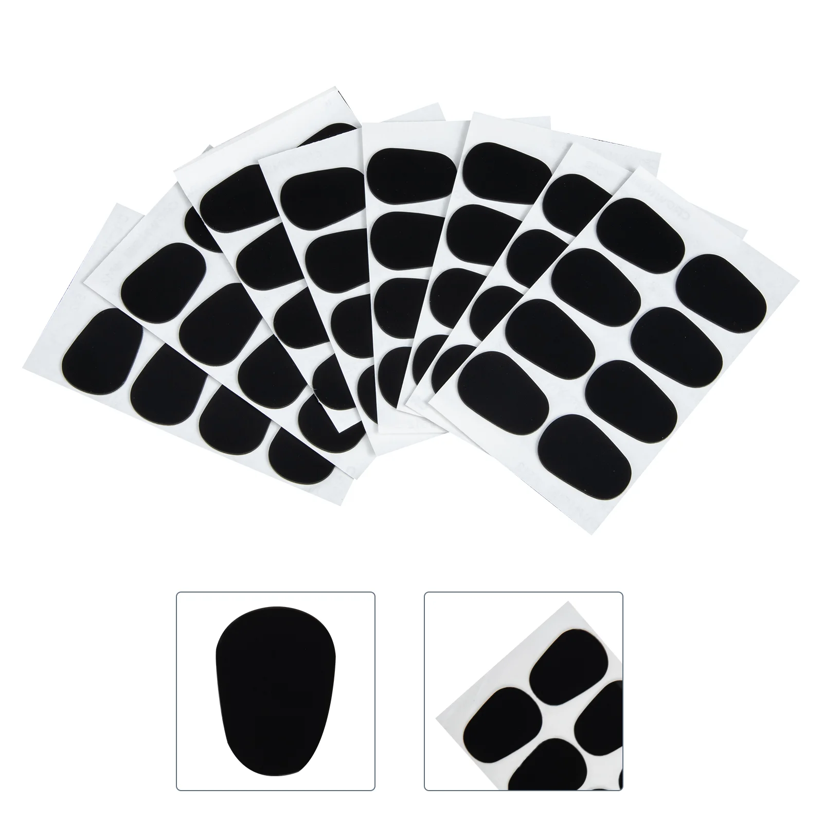 

64 Pcs Saxophone Tooth Pad Bass Accessories Adhesive Teether Cushions Rubber Patches Pads Reed