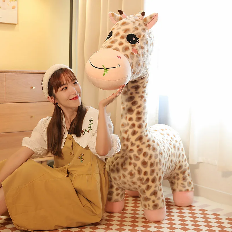 

Милый жираф 30-60 см, плюшевые игрушки, имитация высокого качества, мягкие игрушки-животные, куклы, мягкие детские, подарок ребенку на день рождения, декор для комнаты