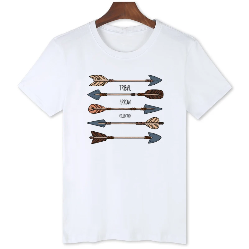 

Tribal Arrow T-Shirt Original Brand Men's Short Sleeve Tops Tees Casual Comfortable Oversized tshirt B1-133
