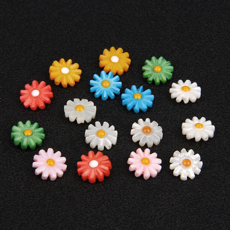 Богемные ювелирные аксессуары из натурального жемчуга ракушки подсолнуха