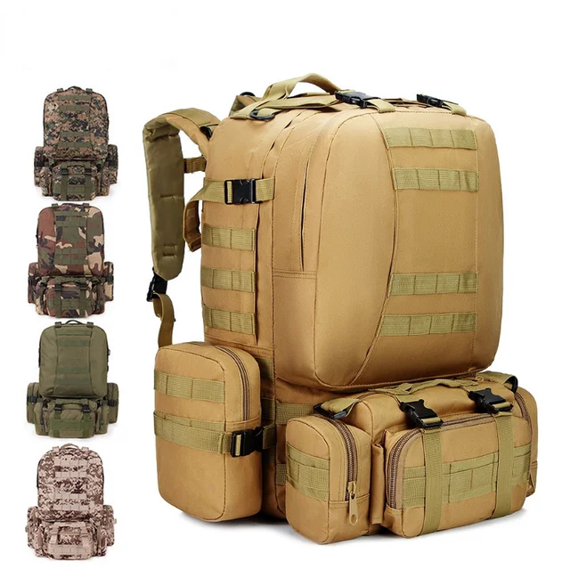 Fashion Outdoor Military Tactical Camping Backpack Large Capacity Protable Fishing Hunting Bags Multi-function Waterproof Bags 1