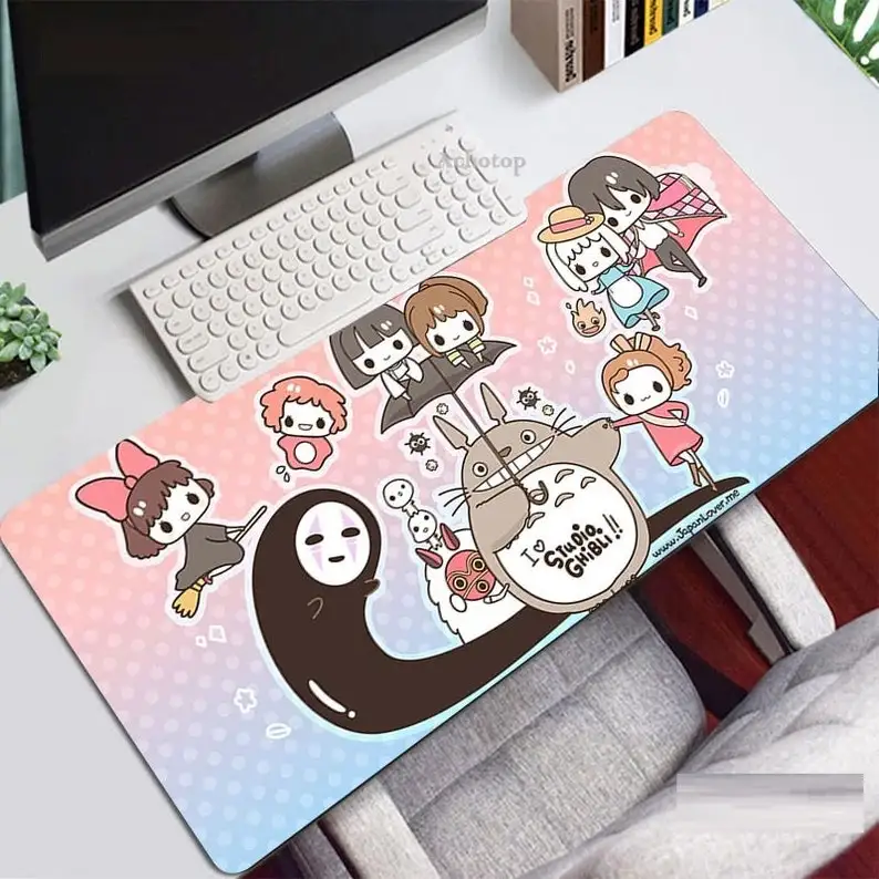 

Kawaii Mouse Pad, Kawaii Large Mousepad Game Mouse Pad Gamer Big Mouse Mat Cute PC Computer Mouse Carpet Surface Mause Pad