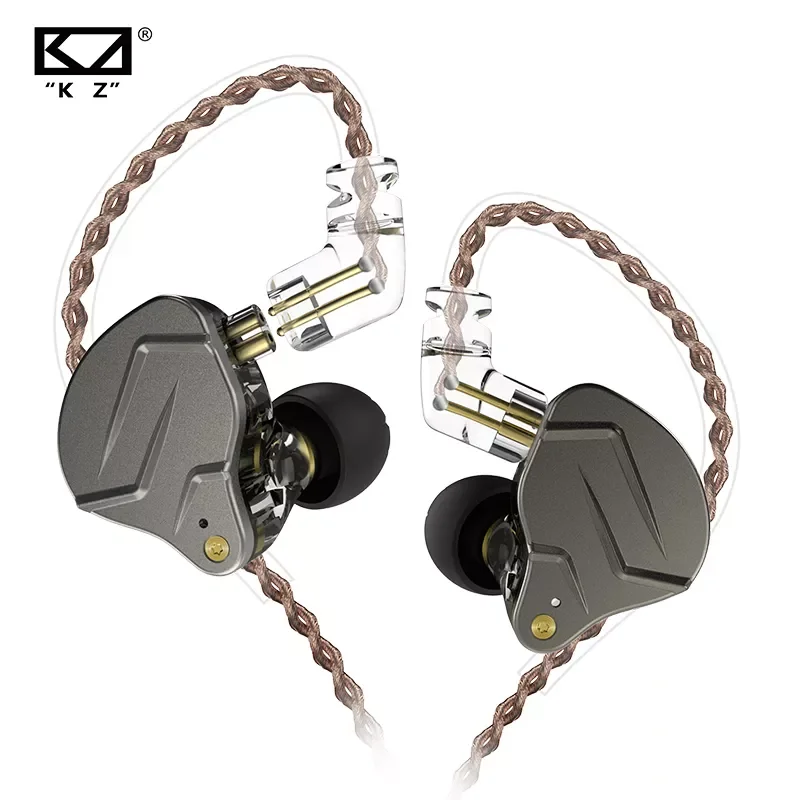 

KZ ZSN Pro In Ear Earphones 1BA+1DD Hybrid Technology Hifi Bass Earbuds Monitor Metal Headphones Sport Noise Cancelling Headset
