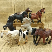 papo figure terrao simulated animal knight horse model childrens toy ornaments accessories tabletop decoration