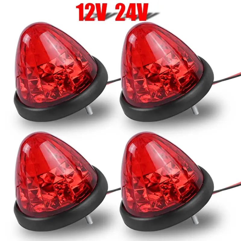 

4 шт., фонарь заднего Предупреждение для грузовика, прицепа, лодки