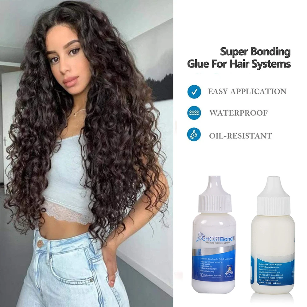 

Bold Lace Front Glue Hair Replacement Adhesive Bonding Glue Light Hold For Poly Hairpiece Toupee System Ghost Glue And Remover