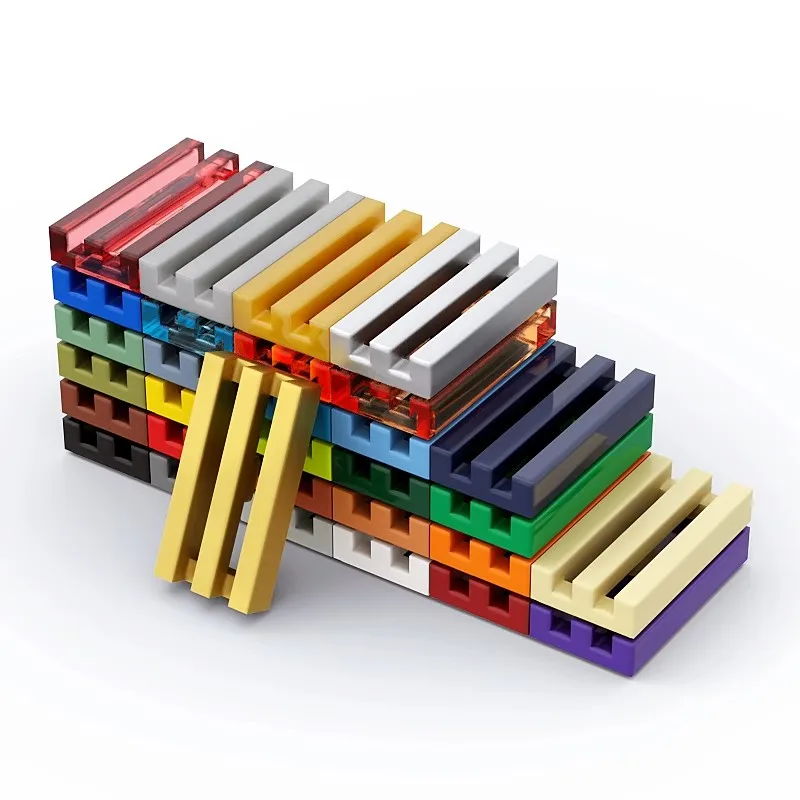 100 шт.MOC высокотехнологичные толстые строительные блоки 2412 30244 плитка 1x2 решетка