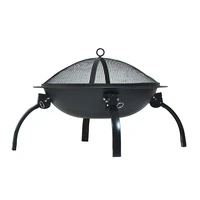 outdoor portable folding foot barbecue grill warm pot bonfire rack heating stove grill flame stove