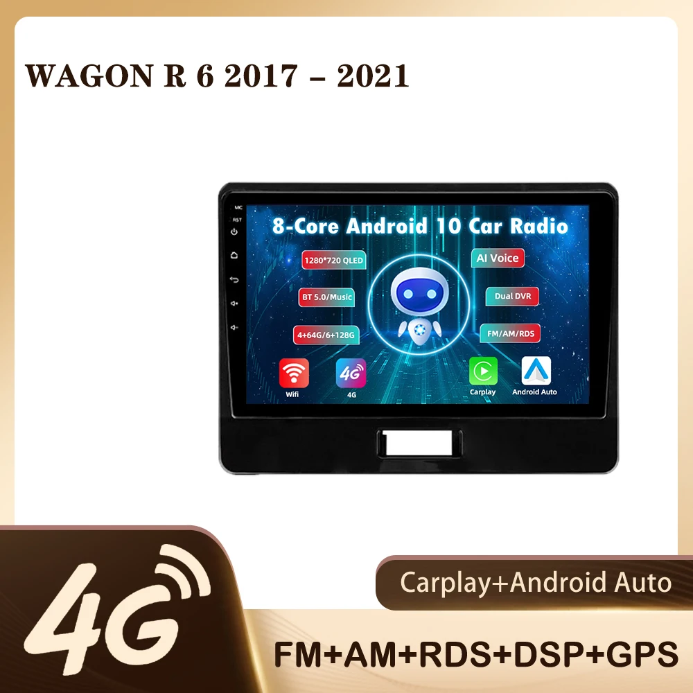 

JMANCE For Suzuki Wagon R 6 VI 2017 - 2021 Car Radio Multimedia Video Player Navigation GPS Android No 2din 2 din dvd