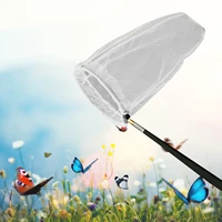 folding stainless steel insect net telescopic widely durable fishing accessories lure carp butterflies exploration tear proof