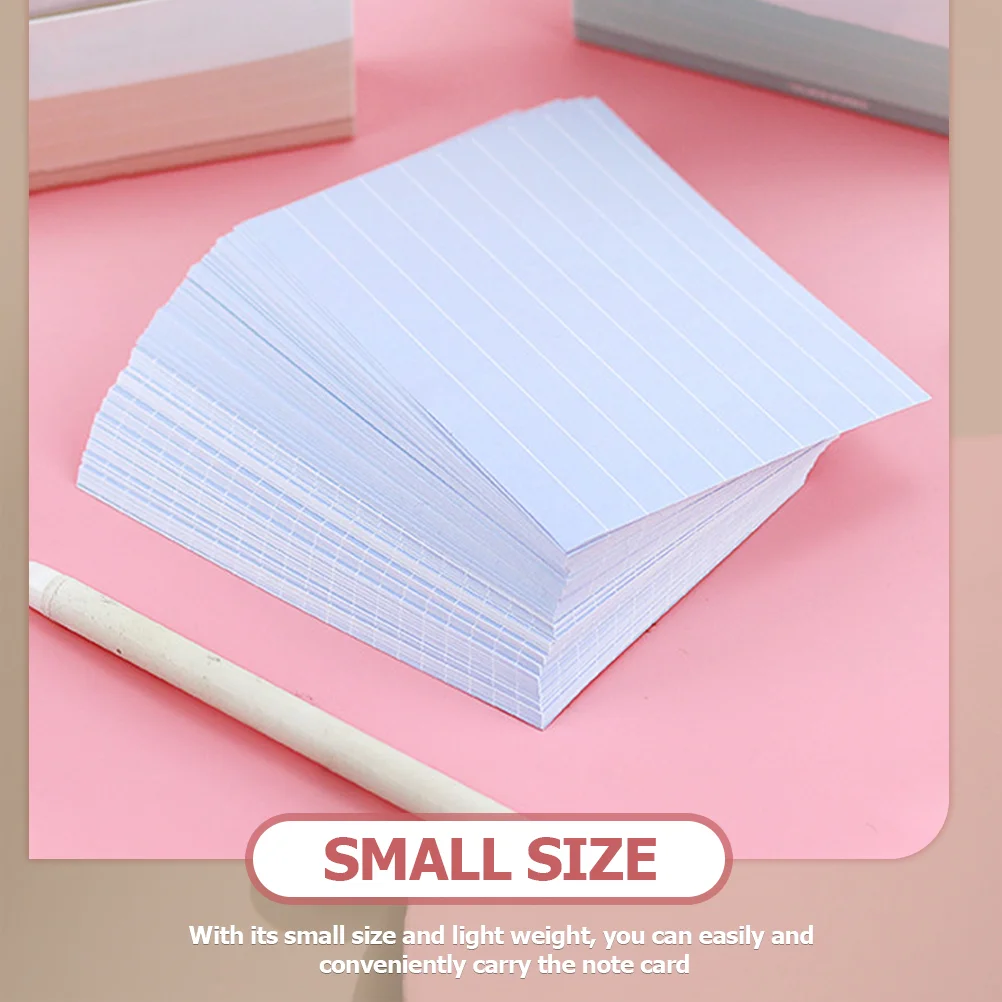 

150 Pcs Writing Index Card Cards Ruled Papers Colored Flash Record Note Lined Horizontal Grid Flashcards for study