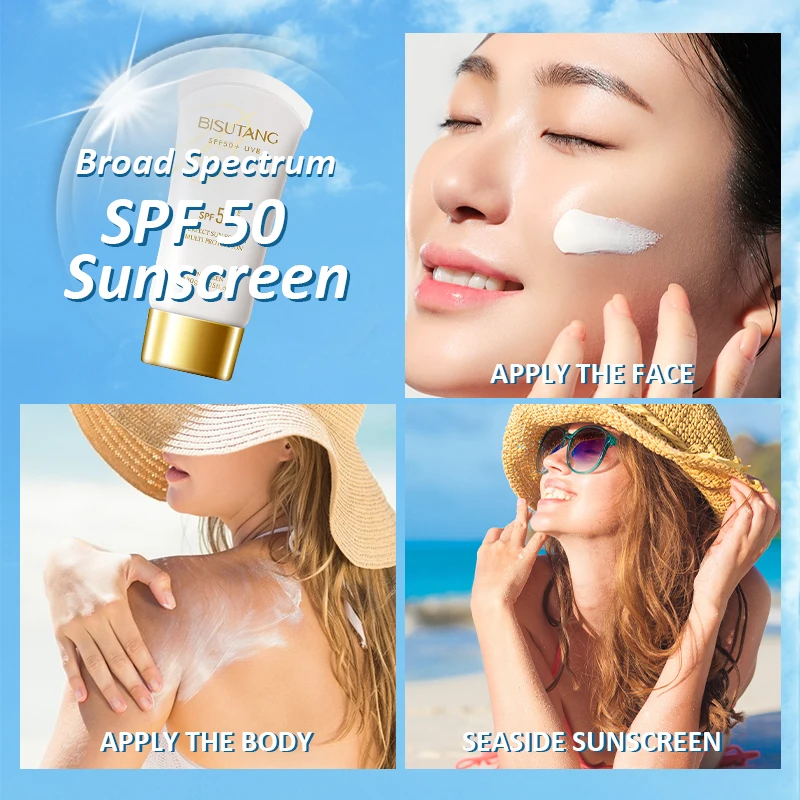 Солнцезащитный отбеливающий крем для лица и тела солнцезащитный от солнца ухода