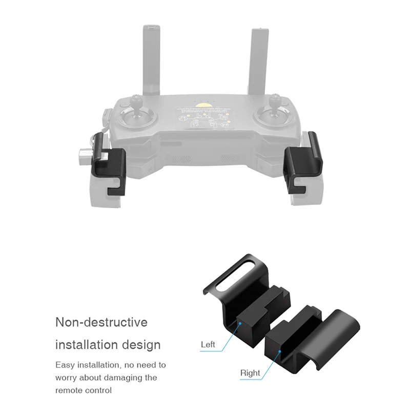 Phone Mount 2 Zoom Drone Remote Control Clamp Clip Bracket Stable Phone Holder Accessory For DJI Mavic Mini Pro Air Spark Mavic images - 6