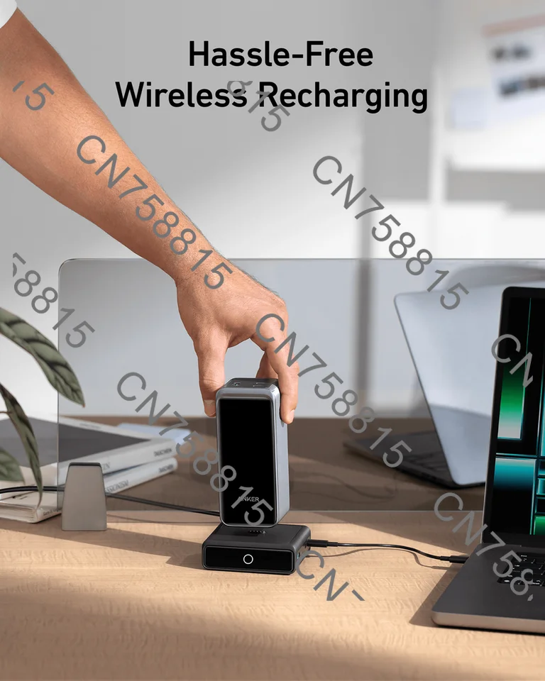 Фото Для быстрой зарядки Power Bank Prime используется зарядная база Anker 100W, оснащенная 4 портами для ноутбуков и совместимостью с MacBook. №3