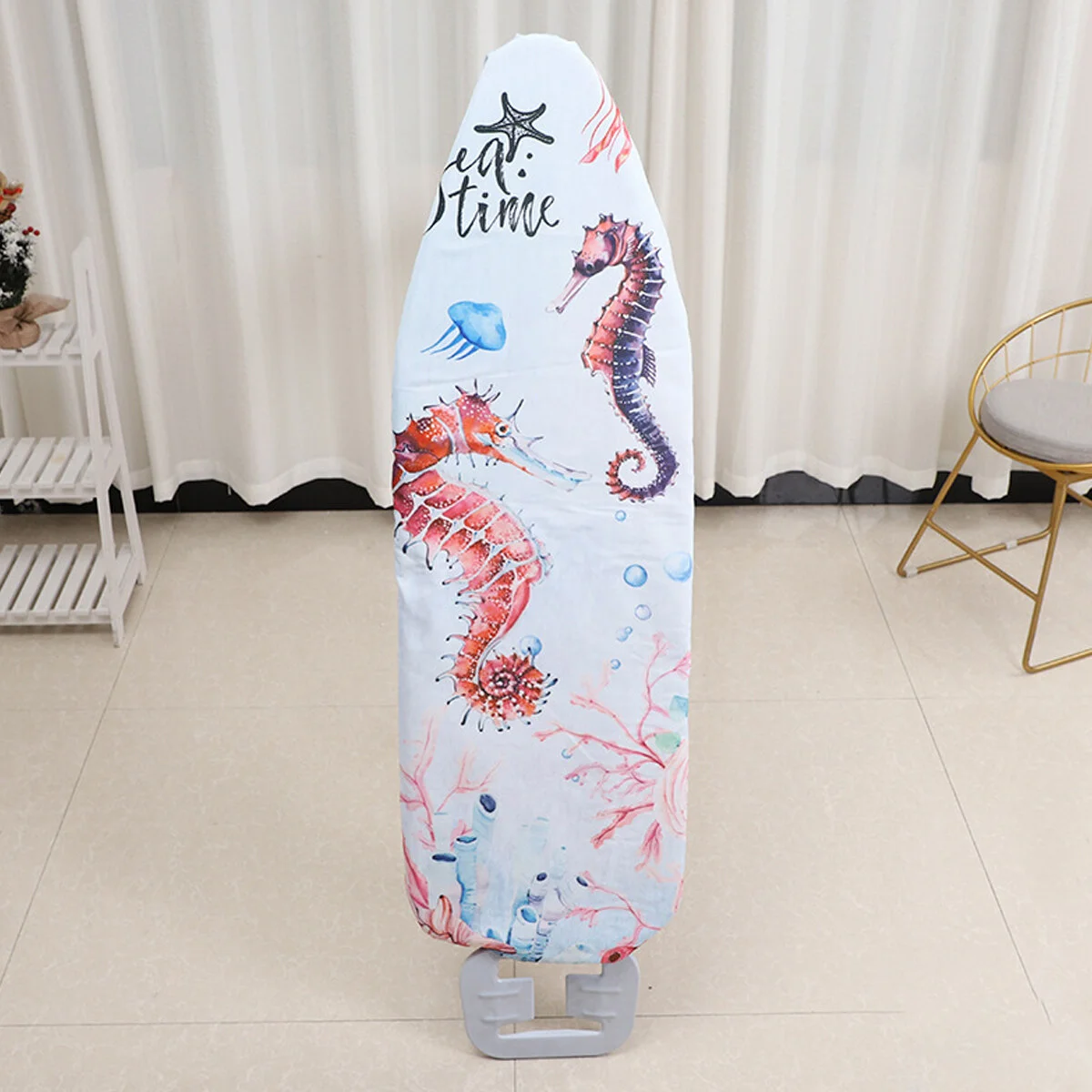 

Ironing Board Cover and Pad 19 x 54 Inches Board Cover Digital Printing Elastic Standard Ironing Board Covers Replacement for