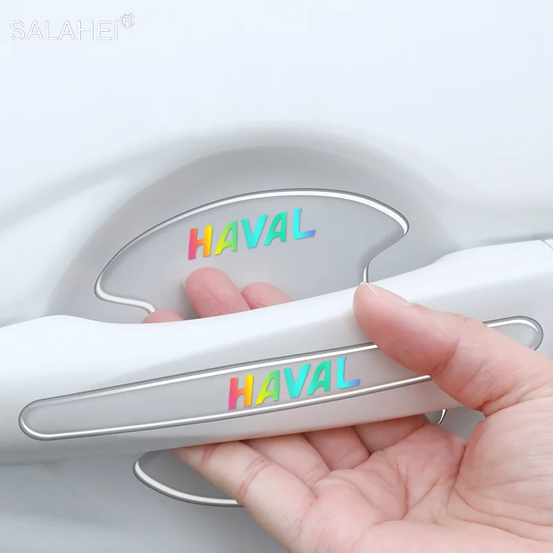 

4/8pcs Transparent Car Door Handle Bowl Sticker Anti-scratch Protection Strips For Haval F7 H6 F7x H2 H3 H5 H7 H8 H9 Accessories