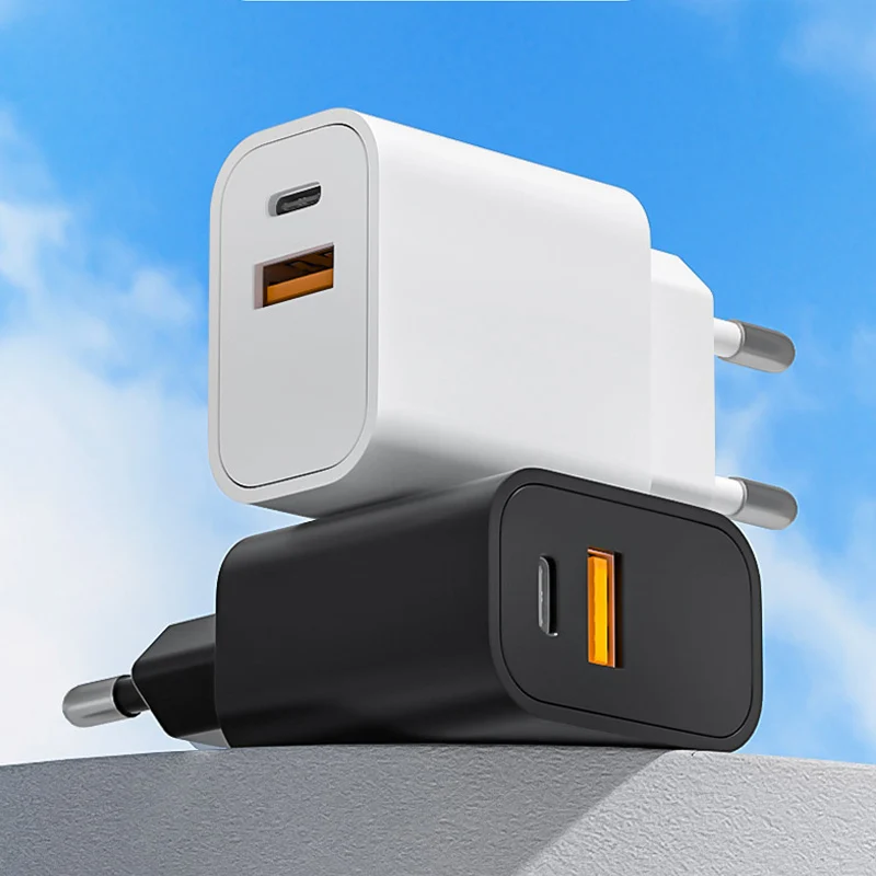 Сетевое зарядное устройство с несколькими портами USB и Type-C 20 Вт 18