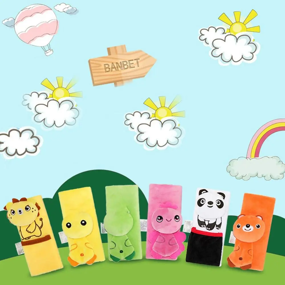 

Cute Plush Soft Safety Pad Baby Car Seat Belt Strap Cover Shoulder Pads Strap Protection Pad Antiwear